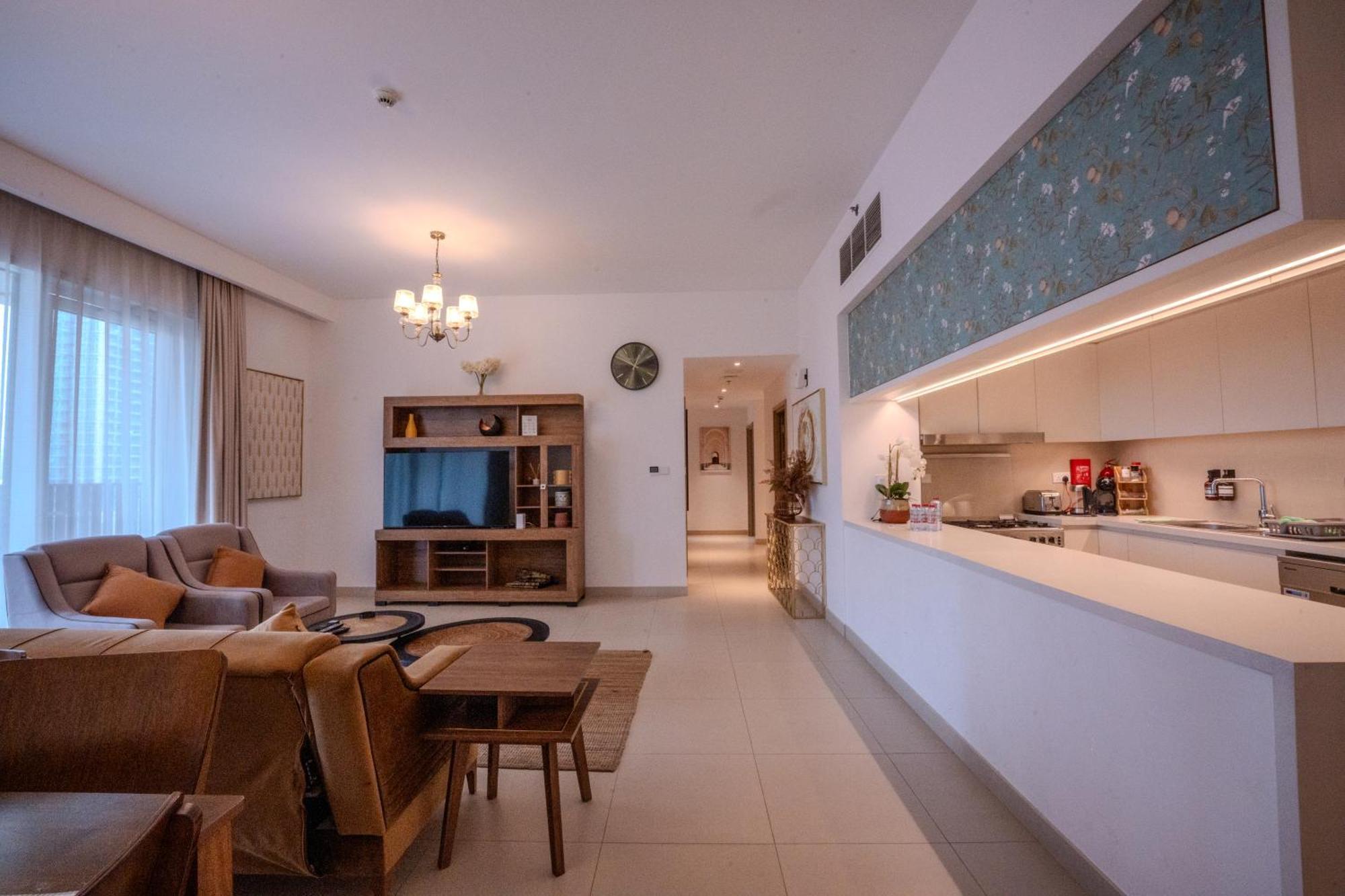 3Br Haven With Burj Views By Magnoliasvhr Aparthotel Dubai Ngoại thất bức ảnh
